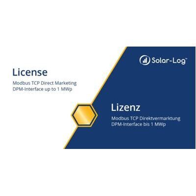 Solar-Log™Modbus TCP Direktvermarktung Lizenz bis 1 MWp